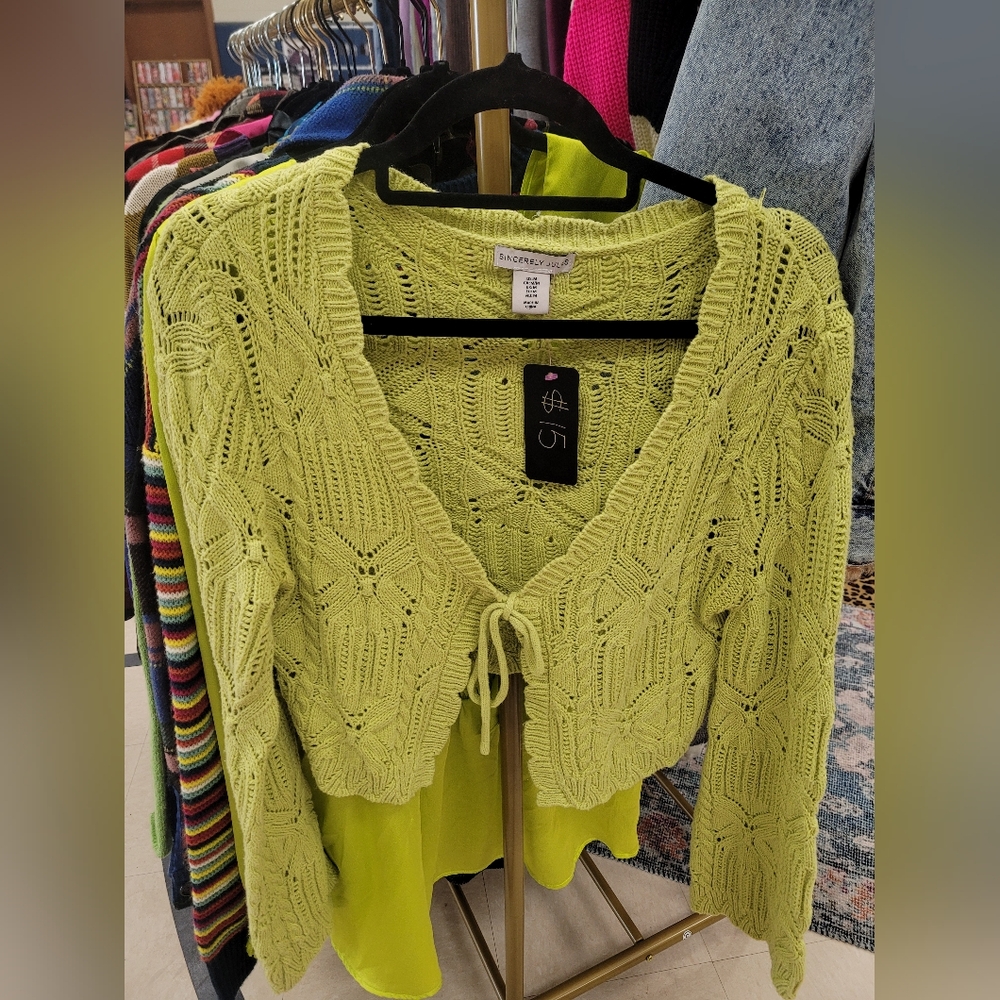 Tie front cardigan